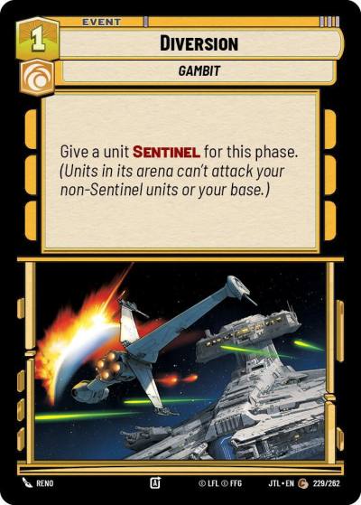 Diversion 229/262 Jump to Lightspeed Star Wars card