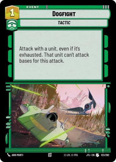 Dogfight 123/262 Jump to Lightspeed Star Wars card