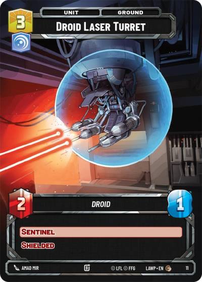 Droid Laser Turret 11 A Lawless Time: Weekly Play Promos Star Wars card