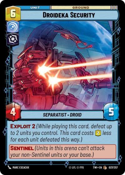 Droideka Security 037/257 Twilight of the Republic Star Wars card