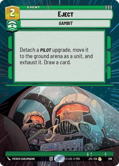 Eject (Hyperspace) 388 Jump to Lightspeed Star Wars card