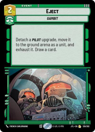 Eject 126/262 Jump to Lightspeed Star Wars card