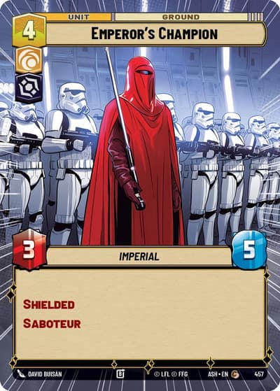 Emperor's Champion (Hyperspace) 457 Ashes of the Empire Star Wars card