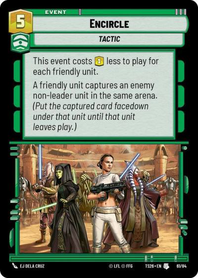 Encircle 61/84 Twin Suns Star Wars card