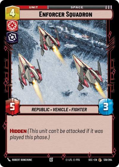 Enforcer Squadron 138/264 Secrets of Power Star Wars card