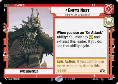 Enfys Nest - Until We Can Go No Higher 14/264 A Lawless Time Star Wars card