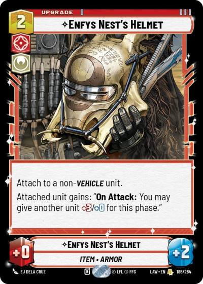 Enfys Nest's Helmet 186/264 A Lawless Time Star Wars card