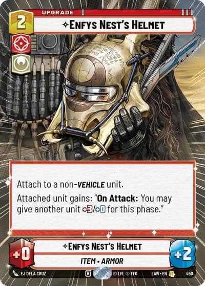 Enfys Nest's Helmet (Hyperspace) 450 A Lawless Time Star Wars card