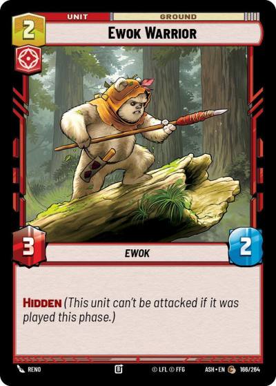 Ewok Warrior 166/264 Ashes of the Empire Star Wars card