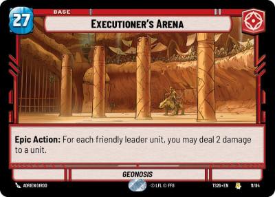 Executioner's Arena 11/84 Twin Suns Star Wars card