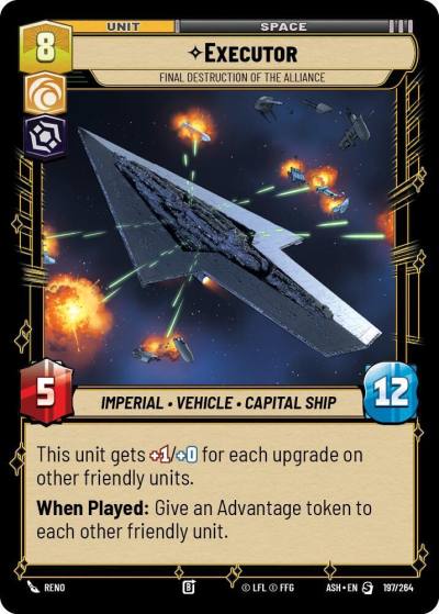 Executor - Final Destruction of the Alliance 197/264 Ashes of the Empire Star Wars card