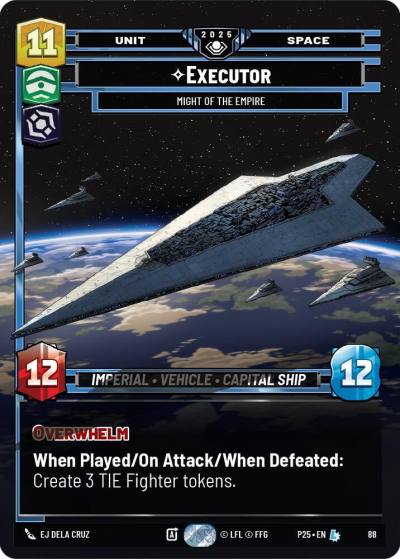 Executor - Might of the Empire 88 Organized Play Promos Star Wars card