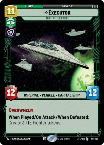 Executor - Might of the Empire 090/262 Jump to Lightspeed Star Wars card