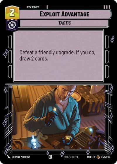 Exploit Advantage 246/264 Ashes of the Empire Star Wars card