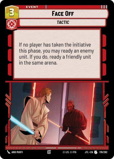 Face Off 178/262 Jump to Lightspeed Star Wars card
