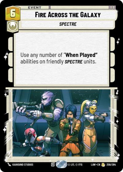 Fire Across the Galaxy 256/264 A Lawless Time Star Wars card
