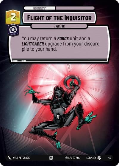 Flight of the Inquisitor (Foil) 40 Organized Play Promos Star Wars card