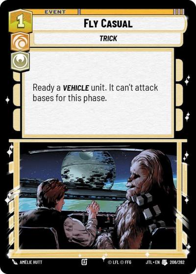 Fly Casual 206/262 Jump to Lightspeed Star Wars card