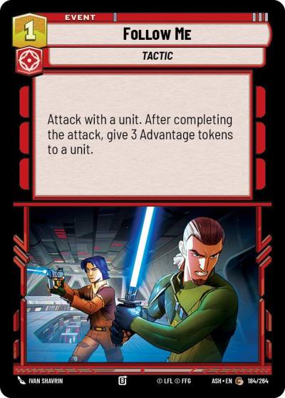 Follow Me 184/264 Ashes of the Empire Star Wars card
