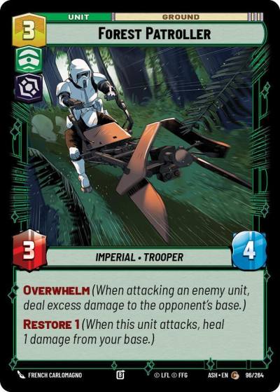 Forest Patroller 96/264 Ashes of the Empire Star Wars card