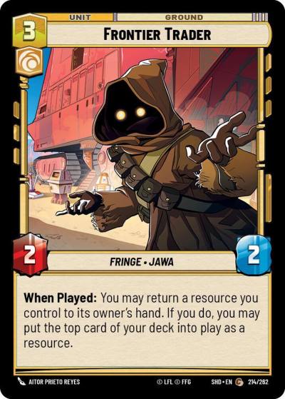 Frontier Trader 214/262 Shadows of the Galaxy Star Wars card