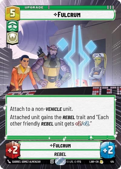 Fulcrum (Hyperspace) 414 A Lawless Time Star Wars card