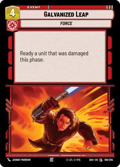 Galvanized Leap 188/264 Ashes of the Empire Star Wars card