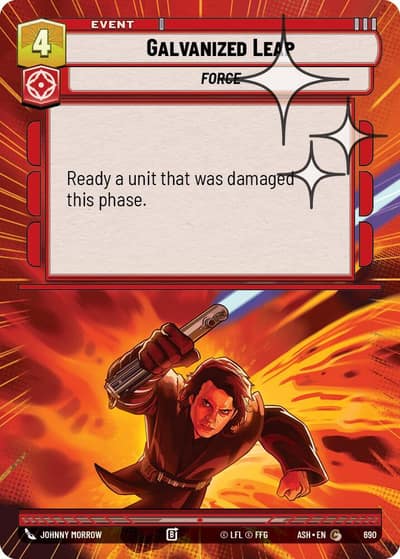 Galvanized Leap (Hyperspace Foil) Star Wars Unlimited card