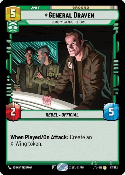General Draven - Doing What Must Be Done 117/262 Jump to Lightspeed Star Wars card