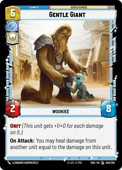 Gentle Giant 048/262 Shadows of the Galaxy Star Wars card