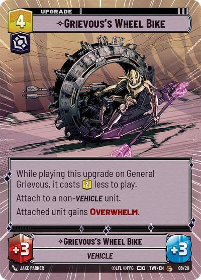 Grievous's Wheel Bike (Hyperspace) 45828 Twilight of the Republic: Weekly Play Promos Star Wars card