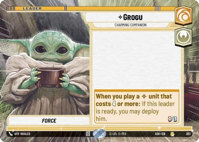 Grogu - Charming Companion (Hyperspace) 282 Ashes of the Empire Star Wars Unlimited card