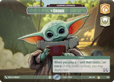 Grogu - Charming Companion (Showcase) 784 Ashes of the Empire Star Wars Unlimited card
