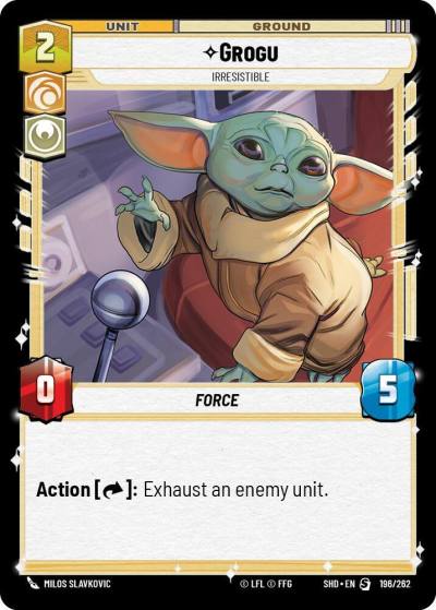 Grogu - Irresistible 196/262 Shadows of the Galaxy Star Wars card