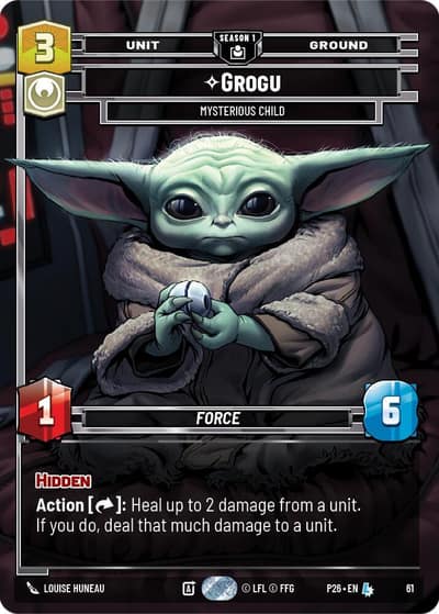 Grogu - Mysterious Child (61) 61 Sector and Regional Promos: Season 1 Star Wars card