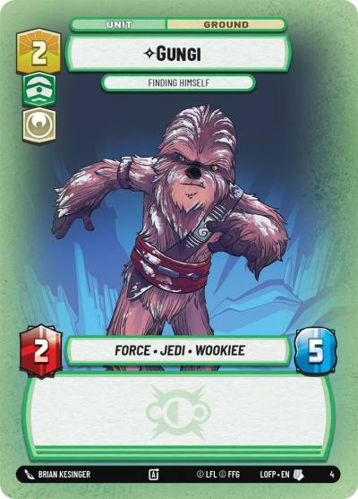 Gungi - Finding Himself 4 Organized Play Promos Star Wars card
