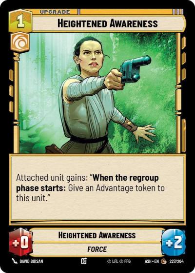 Heightened Awareness 227/264 Ashes of the Empire Star Wars card