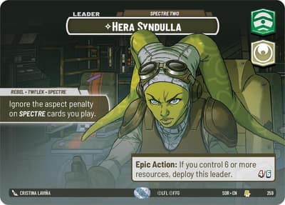Hera Syndulla - Spectre Two (Showcase) 259 Spark of Rebellion Star Wars card