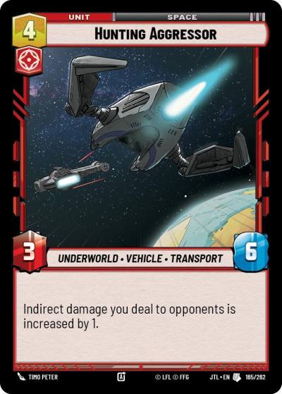 Hunting Aggressor 165/262 Jump to Lightspeed Star Wars card