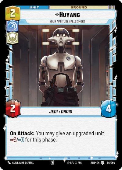 Huyang - Your Aptitude Falls Short 56/264 Ashes of the Empire Star Wars card