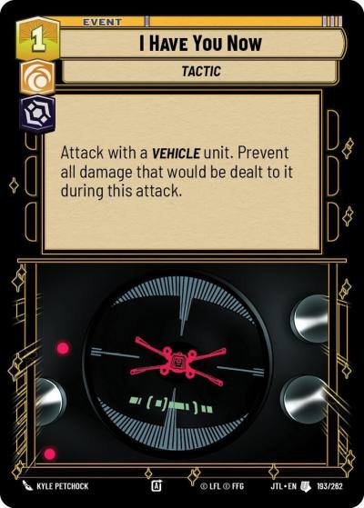 I Have You Now 193/262 Jump to Lightspeed Star Wars card