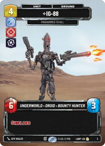 IG-88 - Programmed to Kill 2 A Lawless Time: Weekly Play Promos Star Wars card