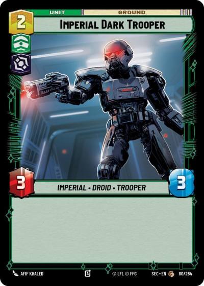 Imperial Dark Trooper 80/264 Secrets of Power Star Wars card