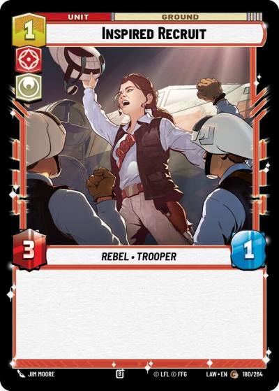 Inspired Recruit 180/264 A Lawless Time Star Wars card