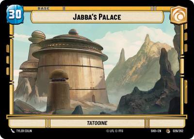 Jabba's Palace // Shield 026 // T02 Shadows of the Galaxy Star Wars card