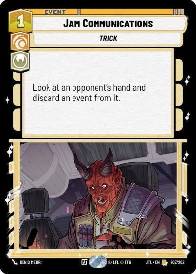 Jam Communications 207/262 Jump to Lightspeed Star Wars card