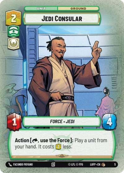 Jedi Consular 5 Organized Play Promos Star Wars card