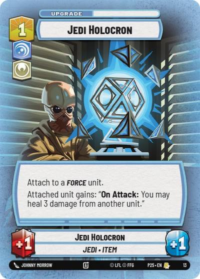 Jedi Holocron 13 Organized Play Promos Star Wars card
