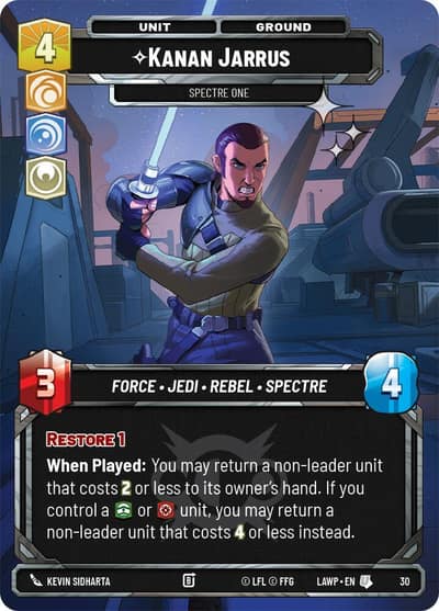 Kanan Jarrus - Spectre One (Foil) 30 A Lawless Time: Weekly Play Promos Star Wars card