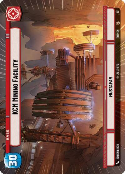KCM Mining Facility (Hyperspace) 301 Twilight of the Republic Star Wars card